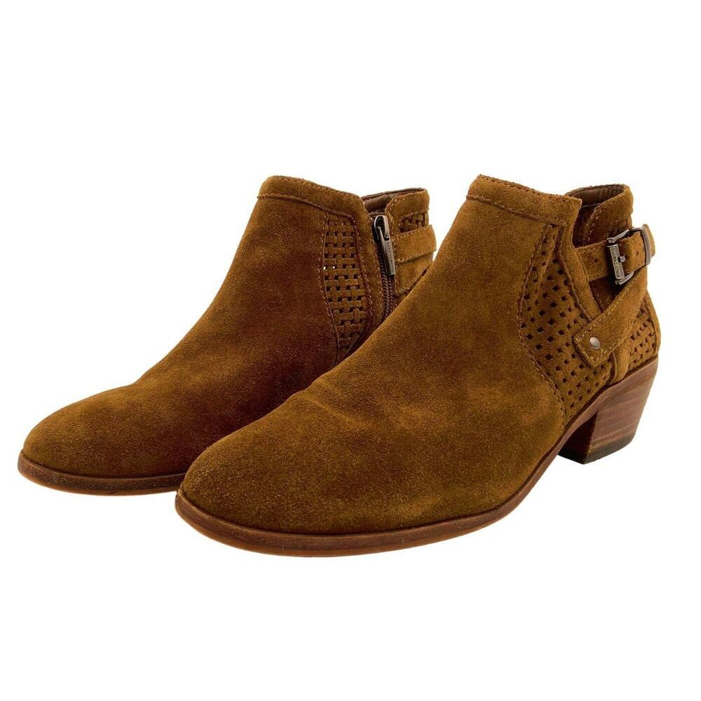 Vince Camuto PAMMA Brown Suede‎ Booties Size 8MUS / 38EU - Picture 5 of 11